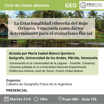 flyer clase abierta Geo Física de la Argentina